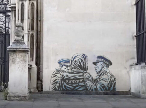BANKSY MURAL COURT ARREST