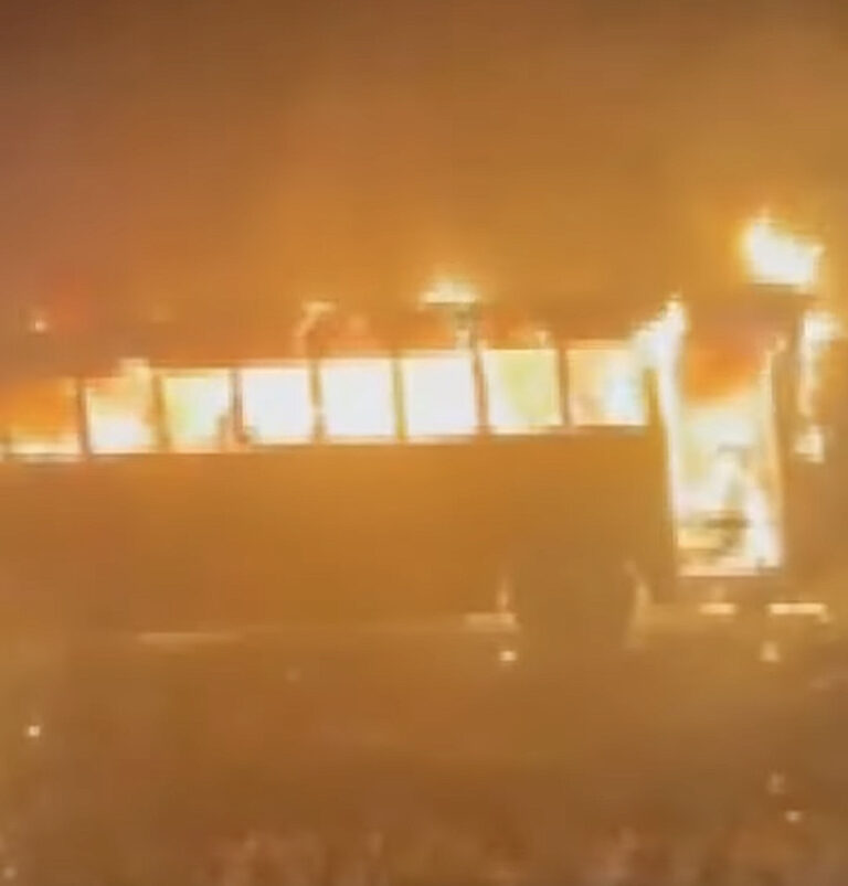 Air India Bus Bursts into Flames at Delhi Airport – Passengers Blame Carry-On Curry for Spontaneous Combustion
