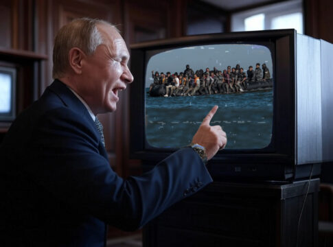 putin-laughing-channel-crossings-uk slow West