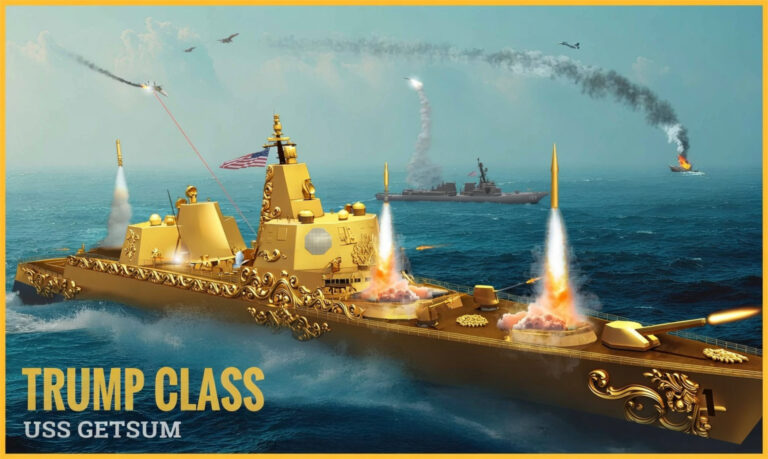 Trump Class Battleship USS GETSUM to be Launched Soon