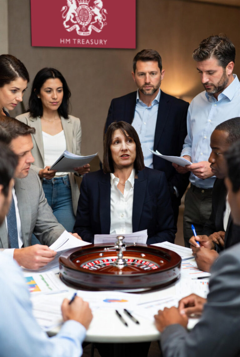 Chancellor Admits New Economic Plan Is Just A Giant Roulette Wheel