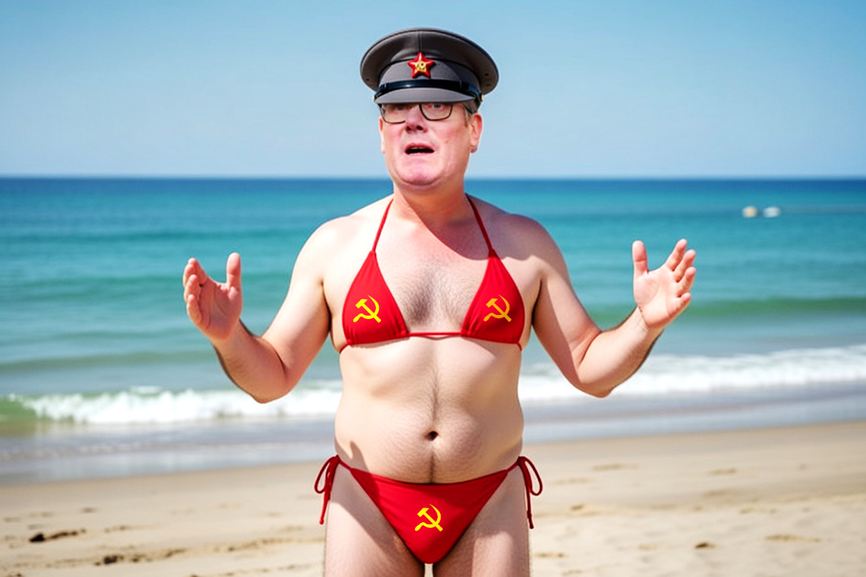 COMRADE STARMER STASI BIKINI