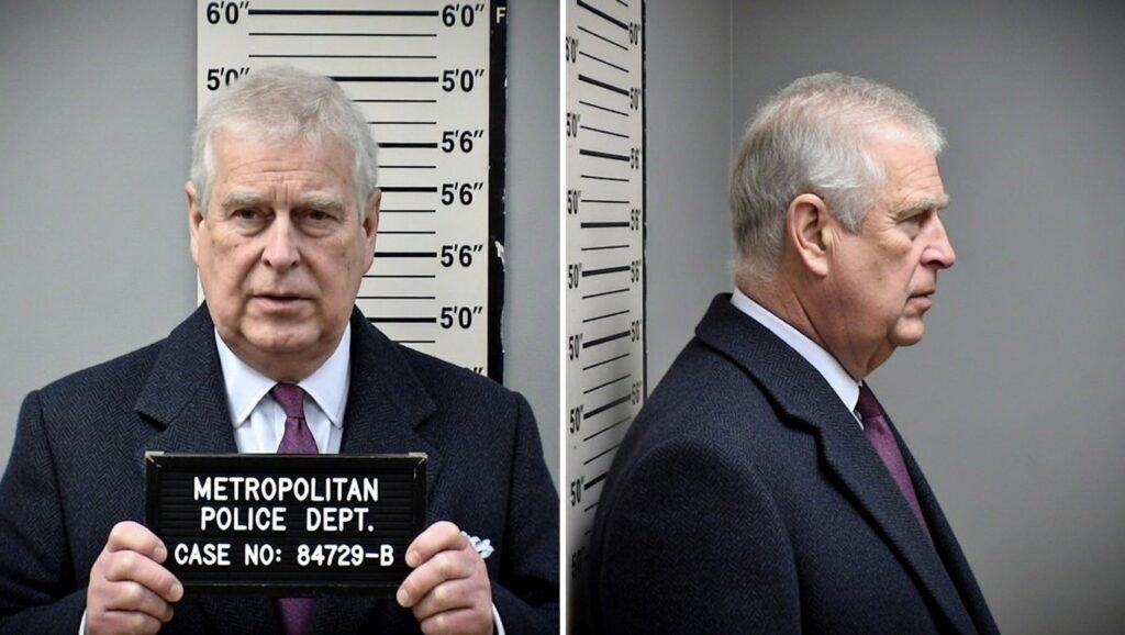 prince andrew mugshot