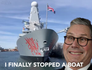 KEIR STARMER STOPPED A BOAT