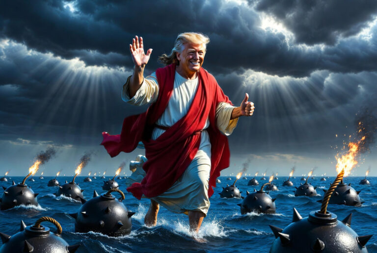 Donald Christ to Walk Across Strait of Hormuz on Friday