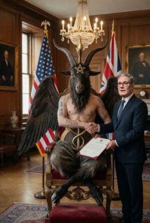 new BRITISH ambassador to USA baphomet