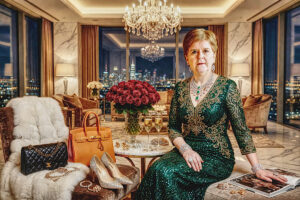 nicola sturgeon 430,000 SNP Money